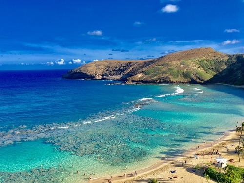 Landscape shot of Hawai'i 